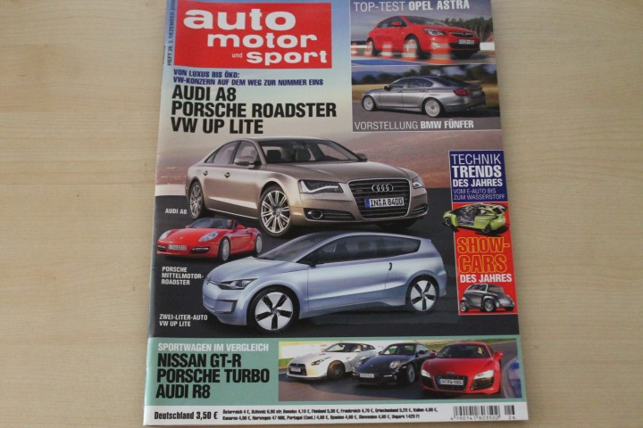Deckblatt Auto Motor und Sport (26/2009)